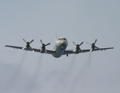 日本海上自衛(wèi)隊P-3C反潛巡邏機.