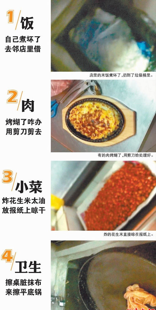 臥底青島土大力韓國料理店:抹布擦鍋 肉煳用剪刀剪