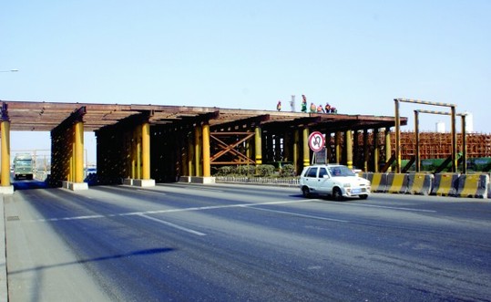 太原路立交橋主橋完工 按計劃年底可通車