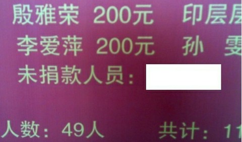 東營職業(yè)學(xué)院不捐款者竟被公示 張榜惹爭議 