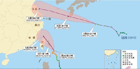 雙臺(tái)風(fēng)逼近 大雨明襲青島