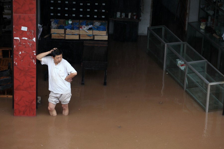 重慶大足遭受有史以來(lái)最強(qiáng)暴雨