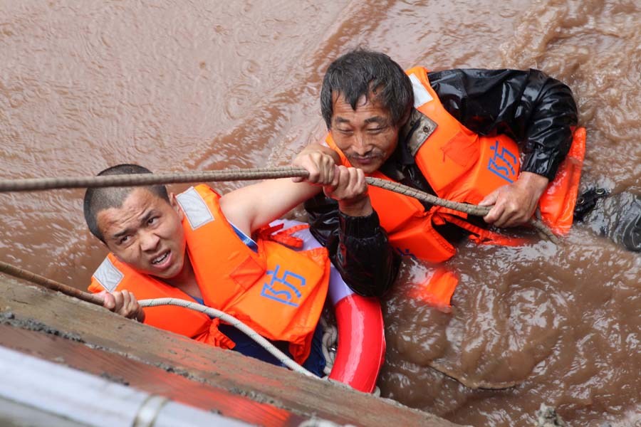 重慶大足遭受有史以來最強(qiáng)暴雨