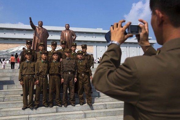 朝鮮舉國慶祝國慶節(jié)