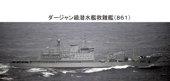 中國7艘軍艦通過釣魚島以南200公里海域