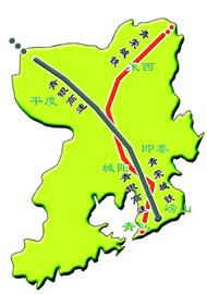 青榮城際鐵路將從半空穿越青銀高速