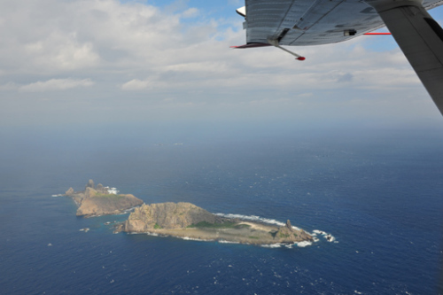 海監(jiān)飛機飛臨釣魚島遭日方攔截