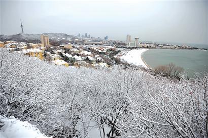 青島迎來入冬最大雪漫過腳踝 今明氣溫跌至-8℃