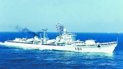 原文配圖：原東海艦隊(duì)所屬的驅(qū)逐艦131“南京”號(hào)改建成海監(jiān)執(zhí)法船，轉(zhuǎn)為中國(guó)海監(jiān)東海總隊(duì)屬下。