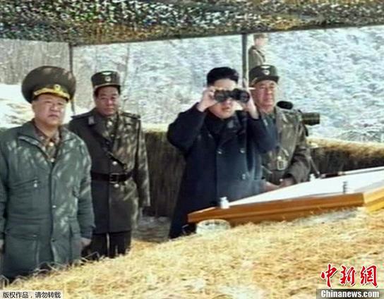 金正恩視察朝鮮地對空導(dǎo)彈發(fā)射演練