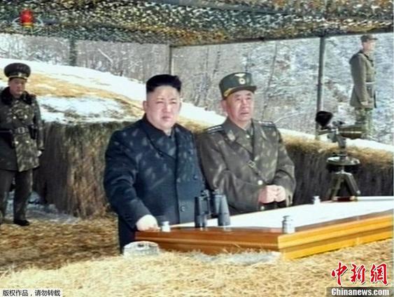 金正恩視察朝鮮地對空導彈發(fā)射演練